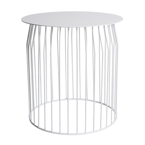 ALTO REBELLO SIDE TABLE | WHITE | IN-OUTDOORS - Green Design Gallery