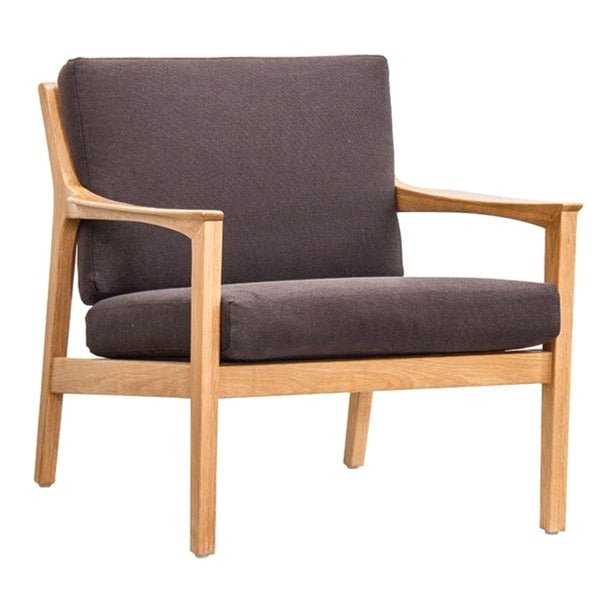 AMERICANA LOUNGE CHAIR / COFFEE BEAN + OAK - Green Design Gallery