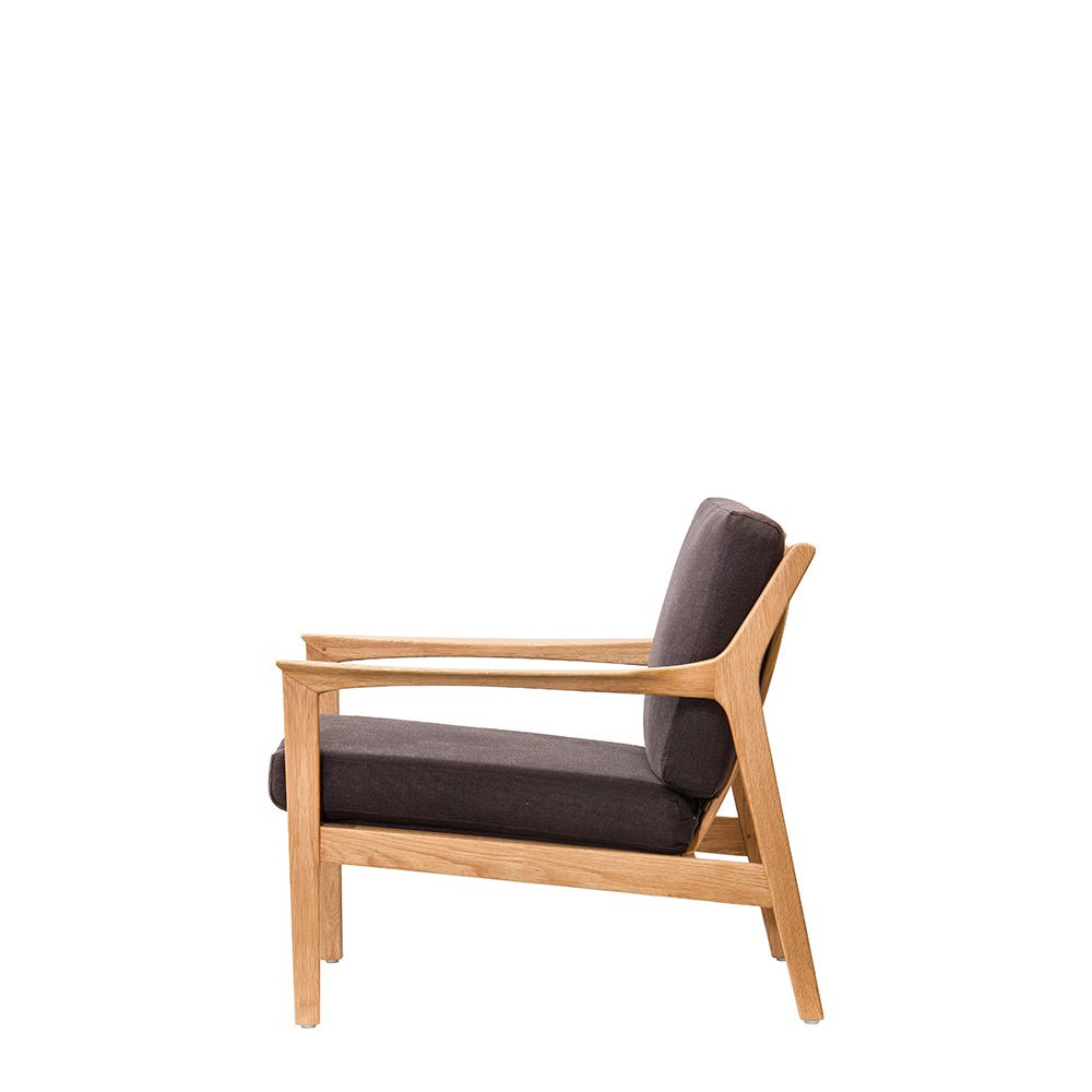 AMERICANA LOUNGE CHAIR / COFFEE BEAN + OAK - Green Design Gallery