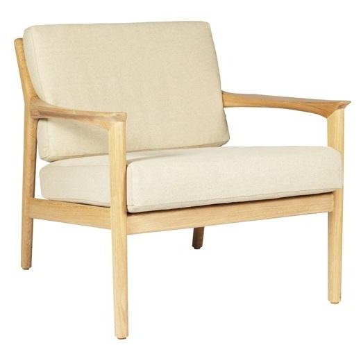 AMERICANA LOUNGE CHAIR / NATURAL + OAK - Green Design Gallery