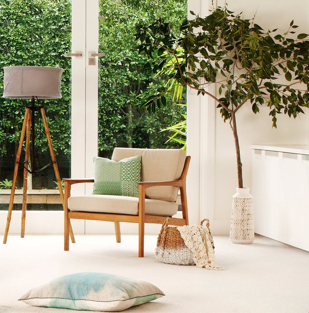 AMERICANA LOUNGE CHAIR / NATURAL + OAK - Green Design Gallery