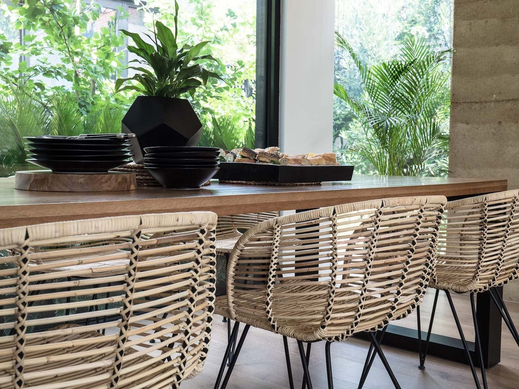 ANNA ARMCHAIR / NATURAL + BLACK - Green Design Gallery