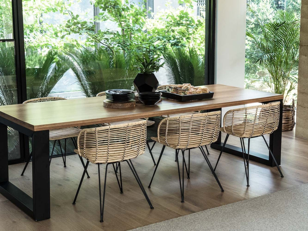 ANNA ARMCHAIR / NATURAL + BLACK - Green Design Gallery