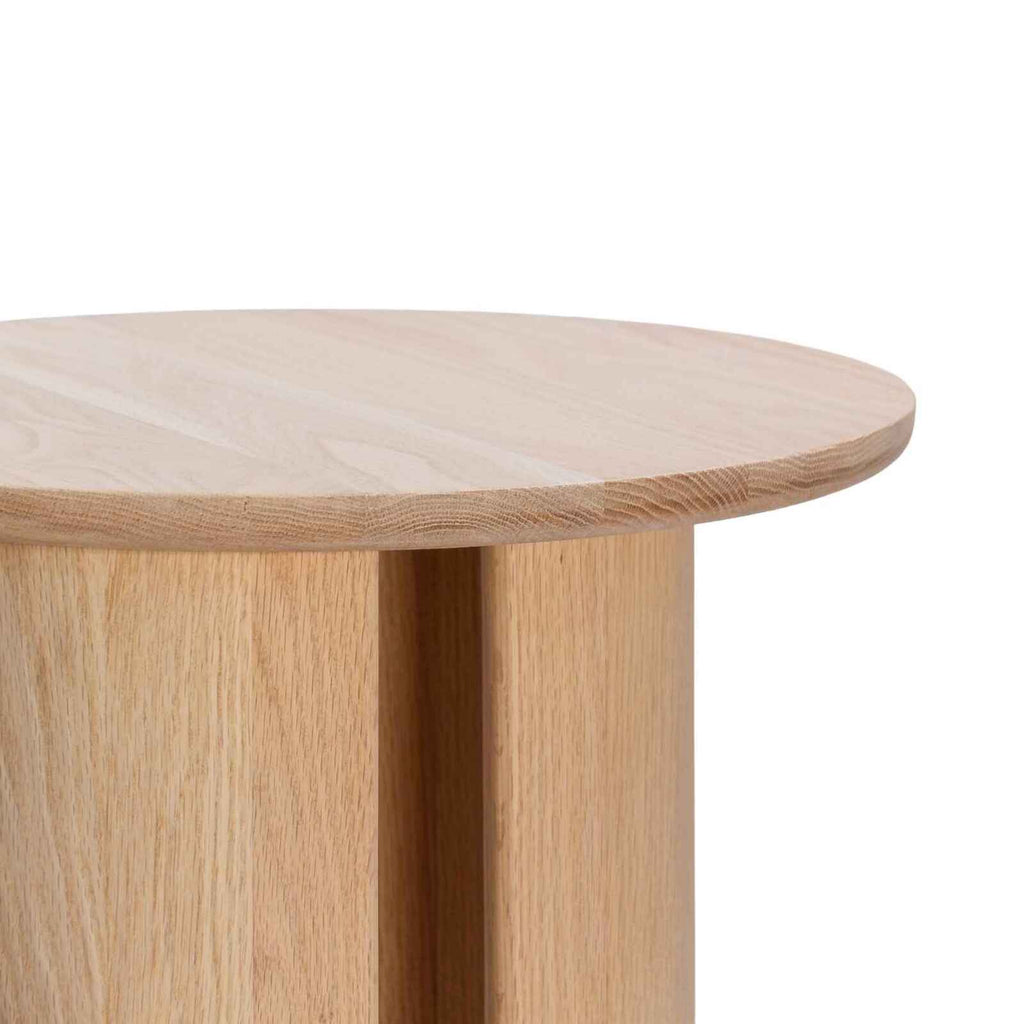 ARC SIDE TABLE | NATURAL OAK - Green Design Gallery