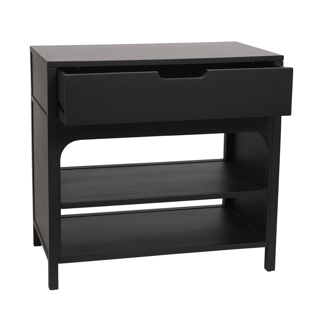 ARCO LARGE (BED)SIDE TABLE | BLACK - Green Design Gallery