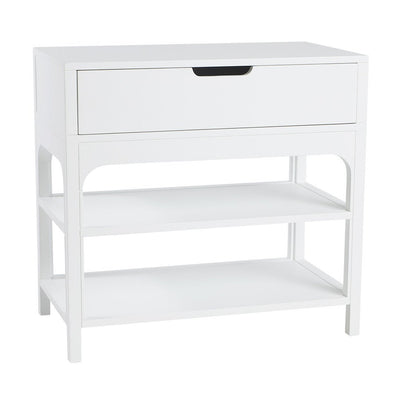 ARCO LARGE (BED)SIDE TABLE | WHITE– Green Design Gallery