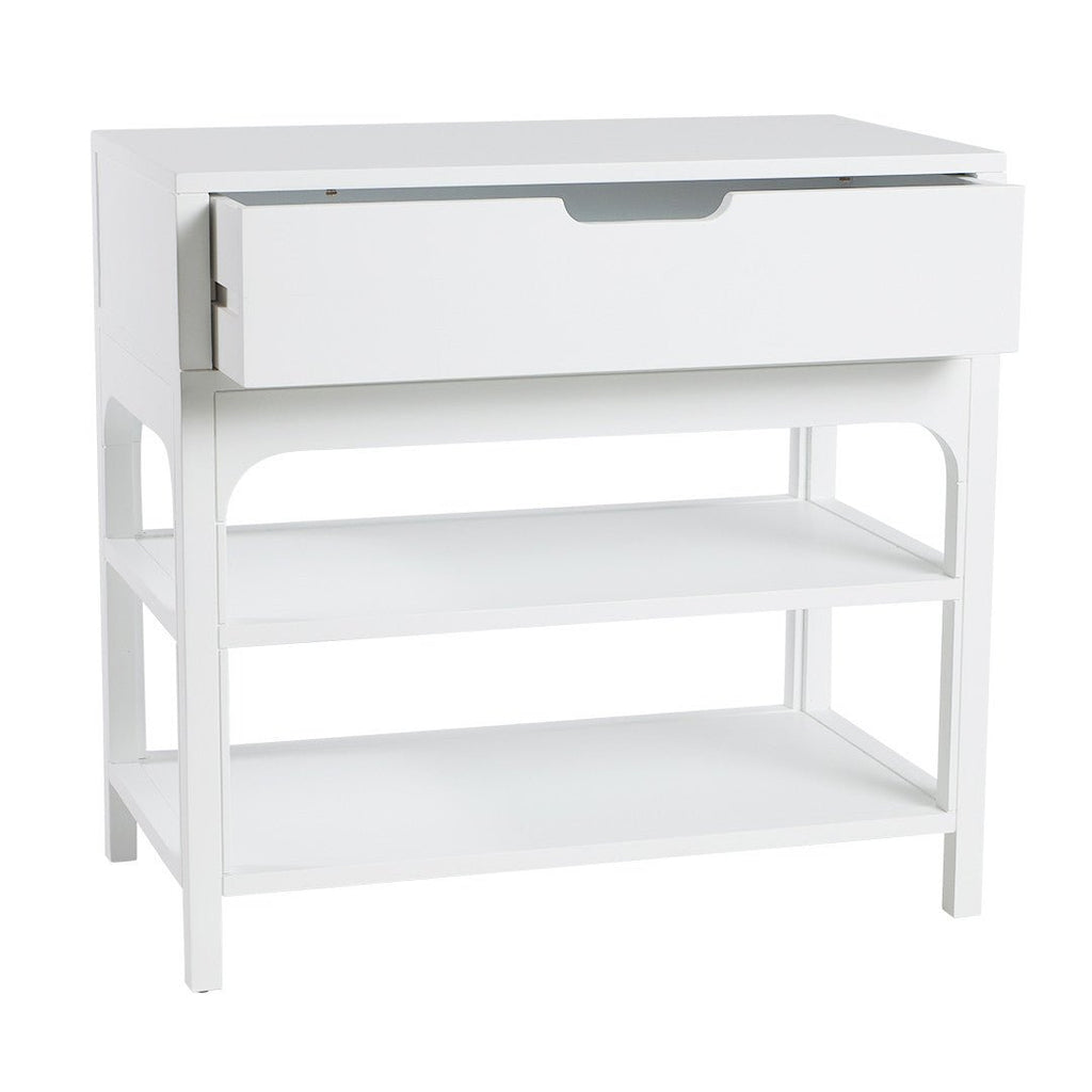 ARCO LARGE (BED)SIDE TABLE | WHITE - Green Design Gallery