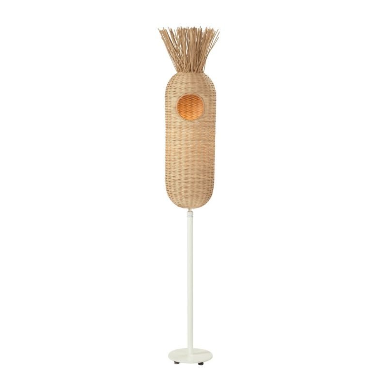 ARECA FLOOR LAMP | RATTAN - Green Design Gallery