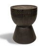 ASSA SIDE TABLE + STOOL | CHARRED ACACIA - Green Design Gallery