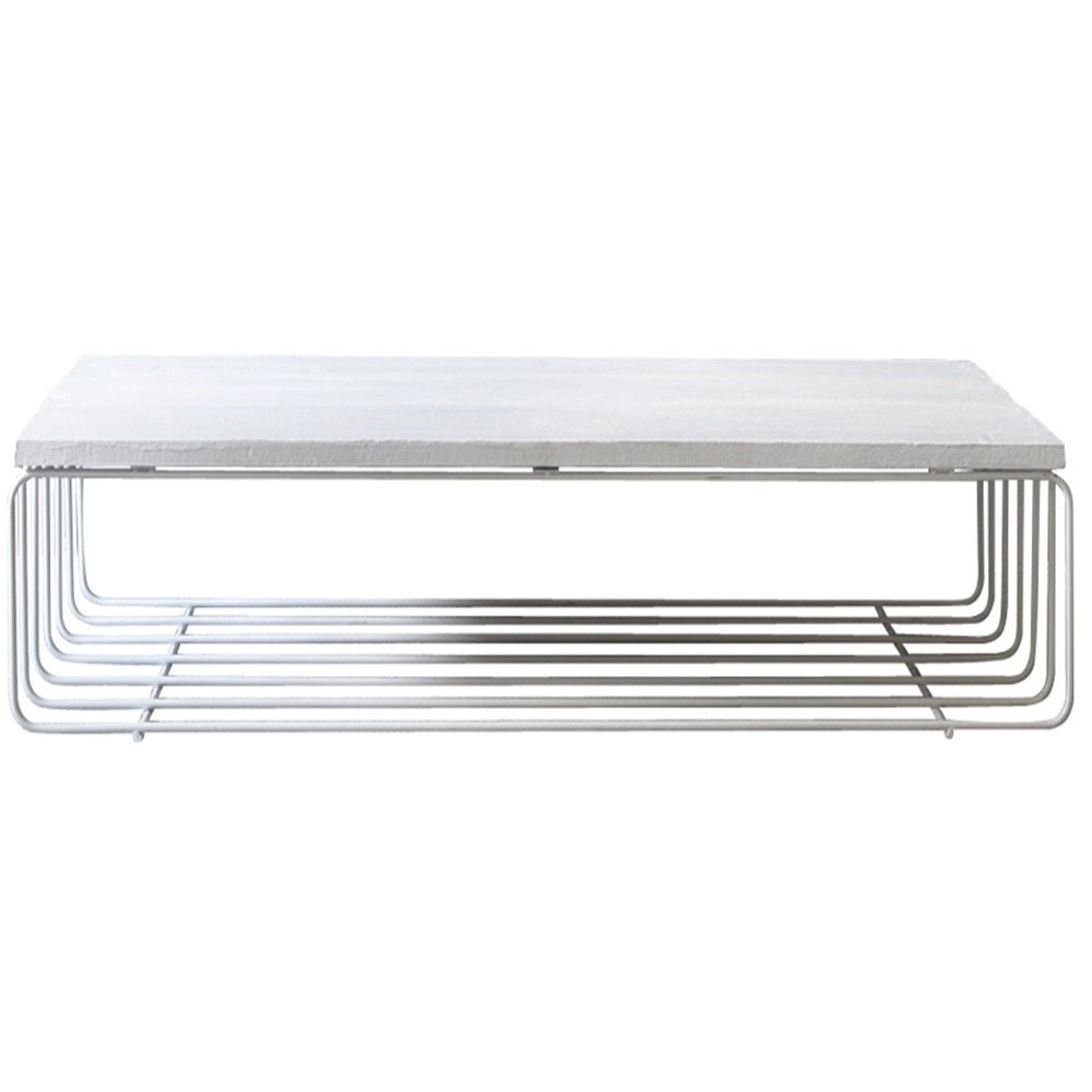 ATHENA COFFEE TABLE / WHITE ITALIAN PAZOLIN - Green Design Gallery