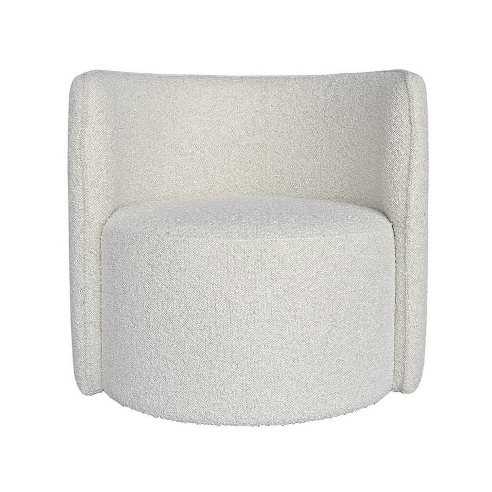AUDREY SWIVEL CHAIR | NATURAL BOUCLE - Green Design Gallery