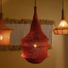 AZIZA PENDANT LAMP | KNITTED COTTON | PAPRIKA - Green Design Gallery