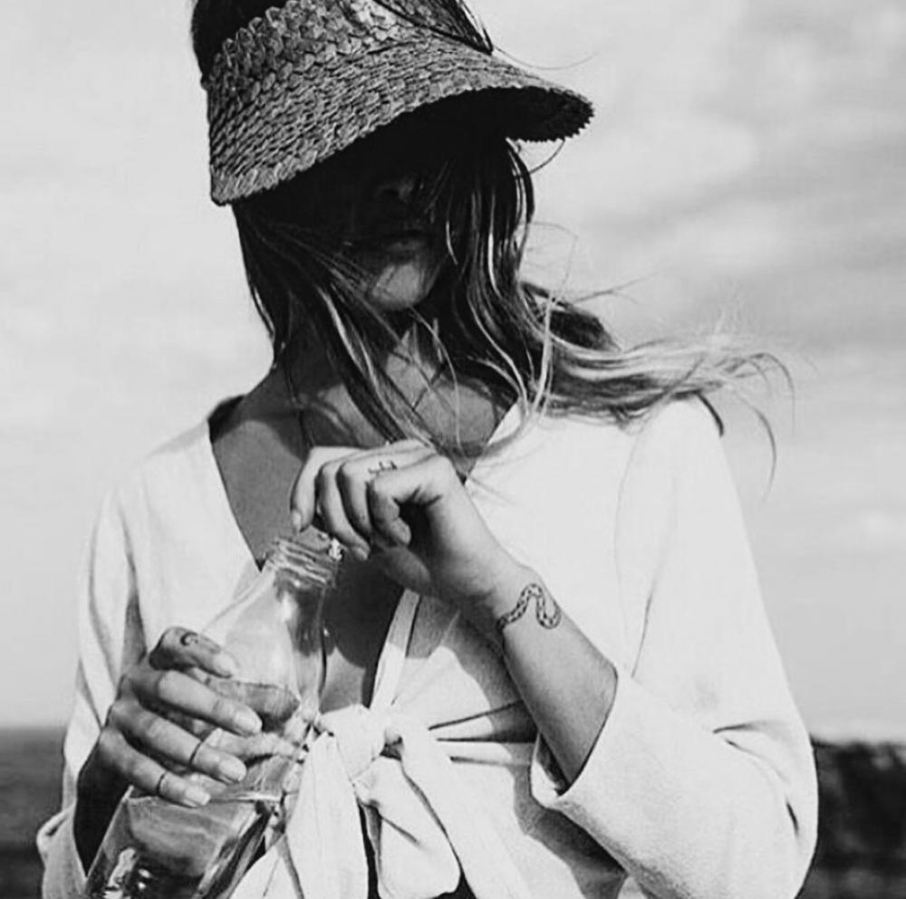 Bali Bamboo Sun Hat | Black - Green Design Gallery