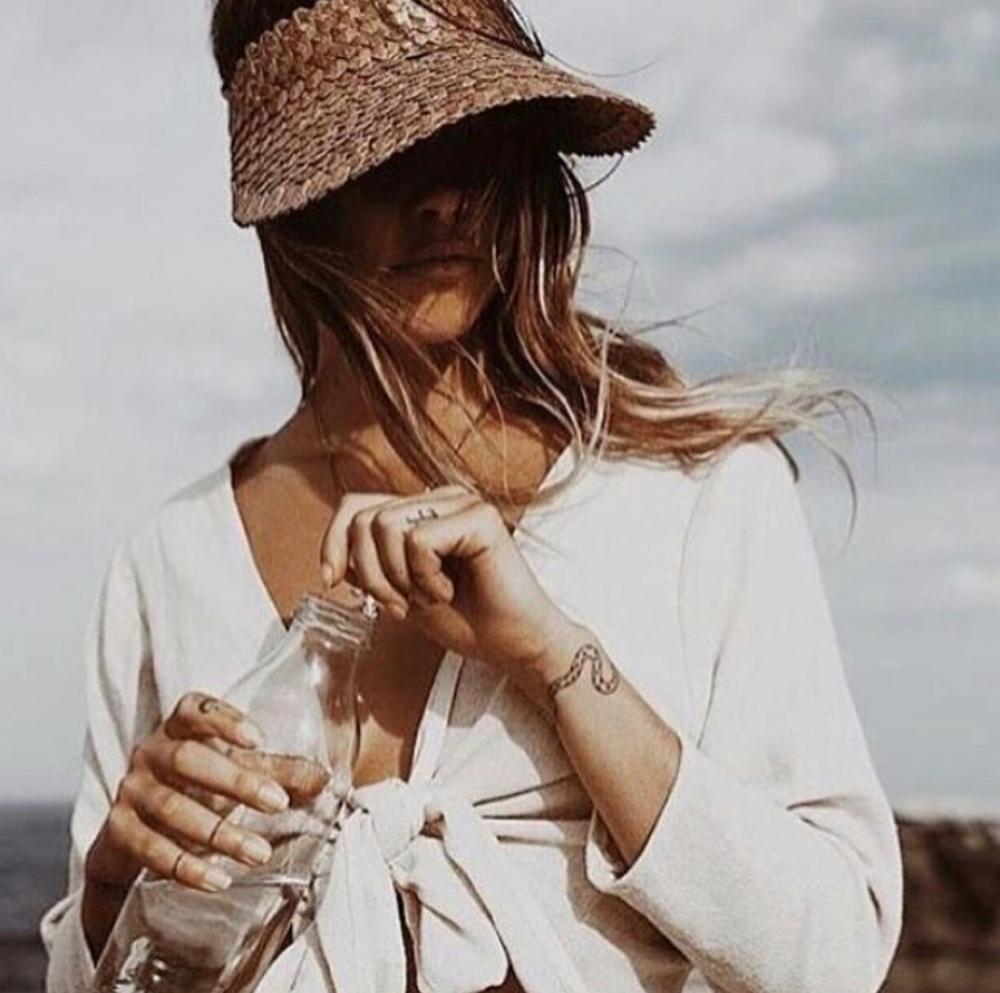 Bali Bamboo Sun Hat | Natural - Green Design Gallery