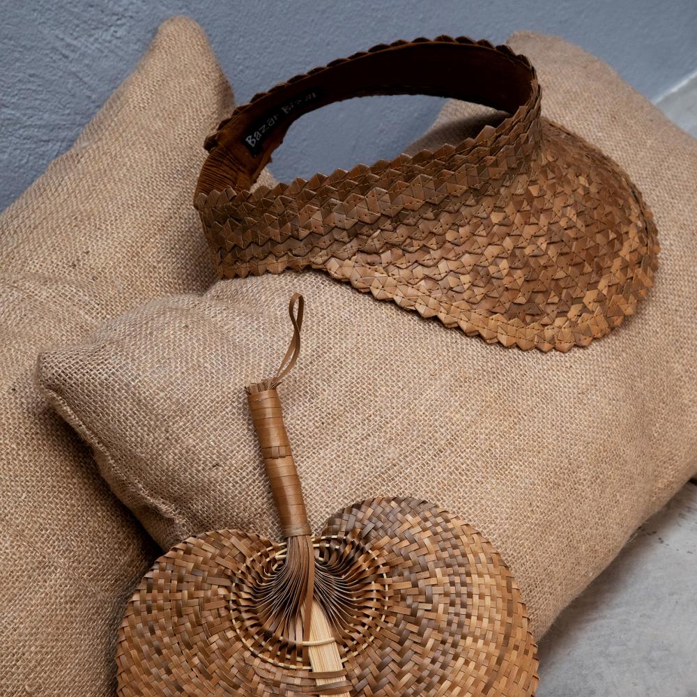 Bali Bamboo Sun Hat | Natural - Green Design Gallery