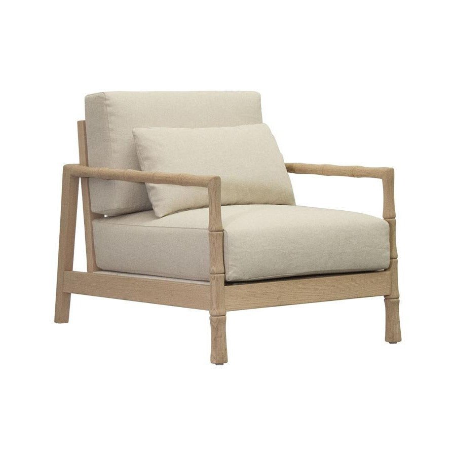 BAMBOO LOUNGE CHAIR / BLOND OAK - Green Design Gallery