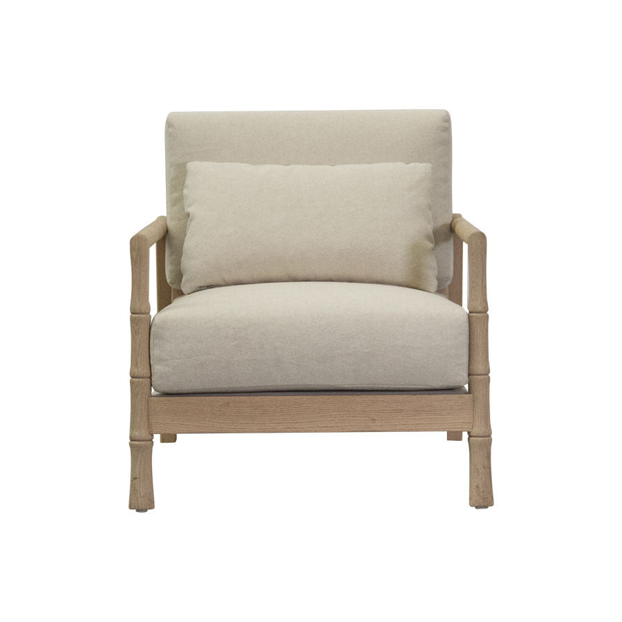 BAMBOO LOUNGE CHAIR / BLOND OAK - Green Design Gallery