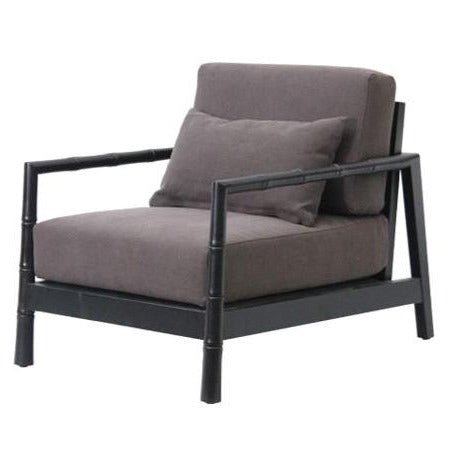 BAMBOO LOUNGE CHAIR / CHARCOAL OAK - Green Design Gallery
