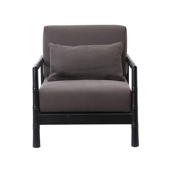 BAMBOO LOUNGE CHAIR / CHARCOAL OAK - Green Design Gallery