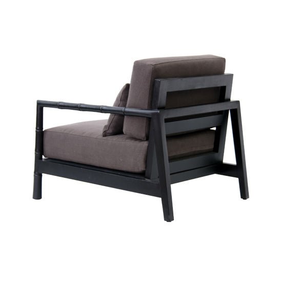 BAMBOO LOUNGE CHAIR / CHARCOAL OAK - Green Design Gallery