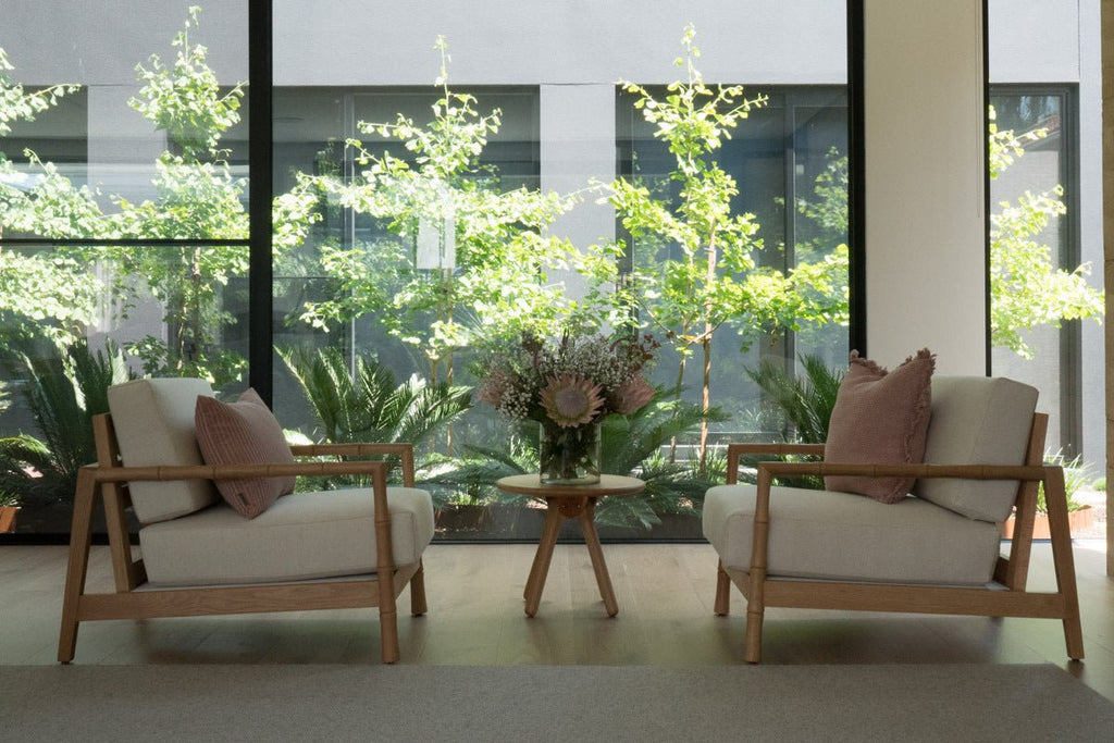 BAMBOO LOUNGE CHAIR / NATURAL OAK - Green Design Gallery