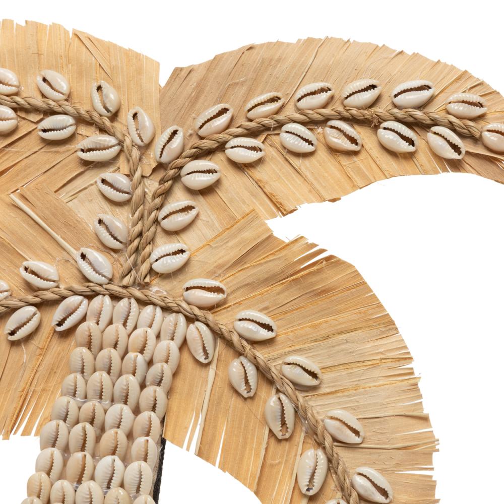 BANANA SHELL PALM TREE WALL ART | NATURAL + WHITE - Green Design Gallery