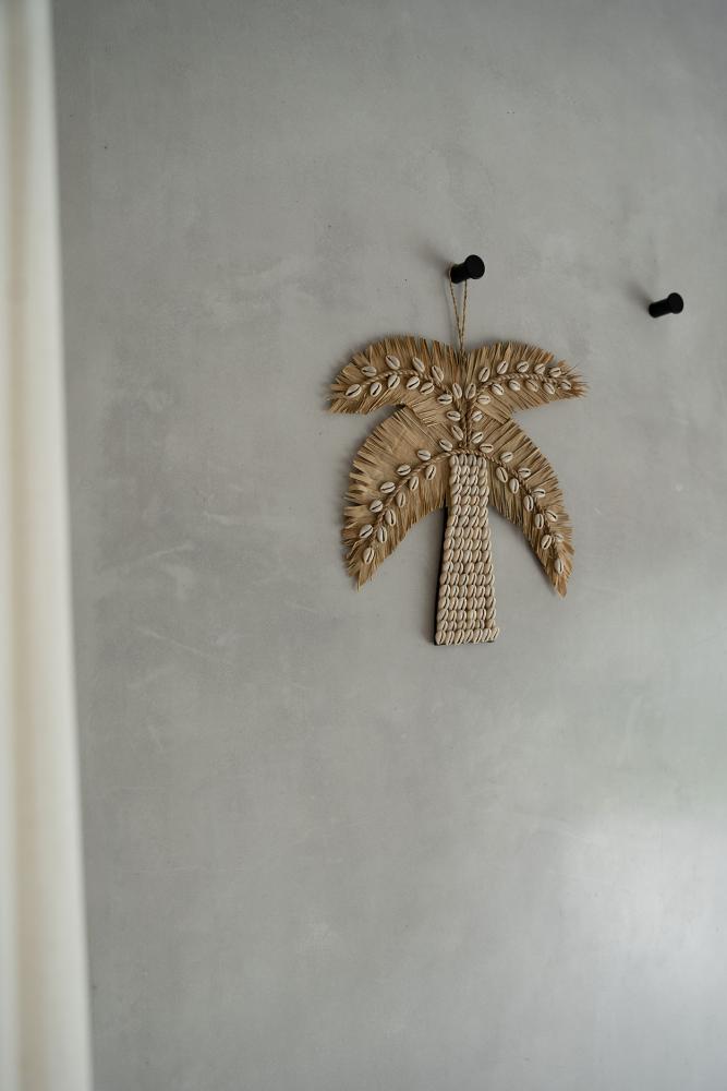 BANANA SHELL PALM TREE WALL ART | NATURAL + WHITE - Green Design Gallery