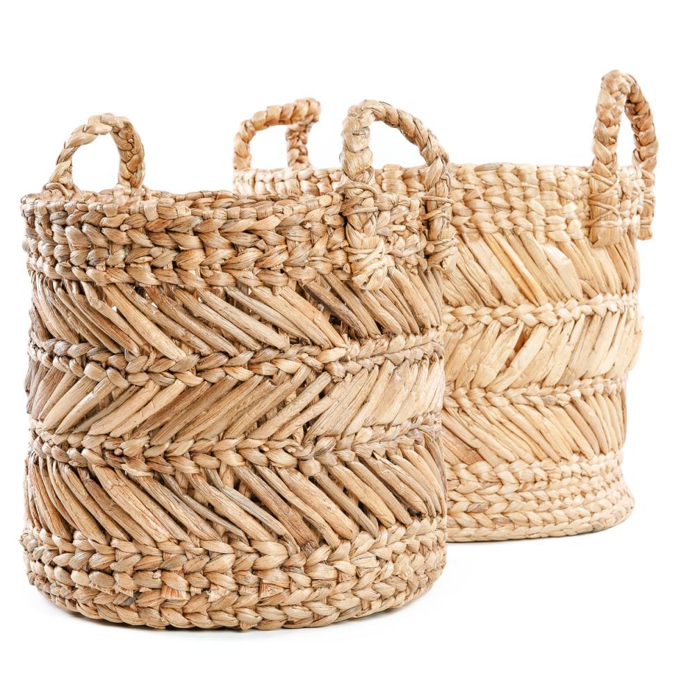 BANANA ZIGZAG BASKETS | 2 SIZES - Green Design Gallery