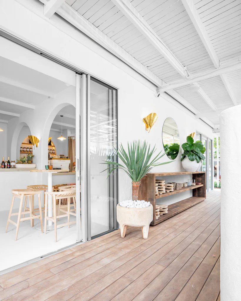 BAR TABLE BASE | WHITE - Green Design Gallery