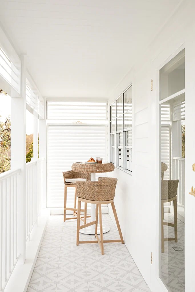 BAR TABLE BASE | WHITE - Green Design Gallery