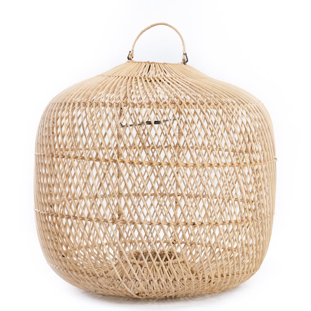 BATU BOLONG LAMP SHADE | NATURAL | LARGE - Green Design Gallery