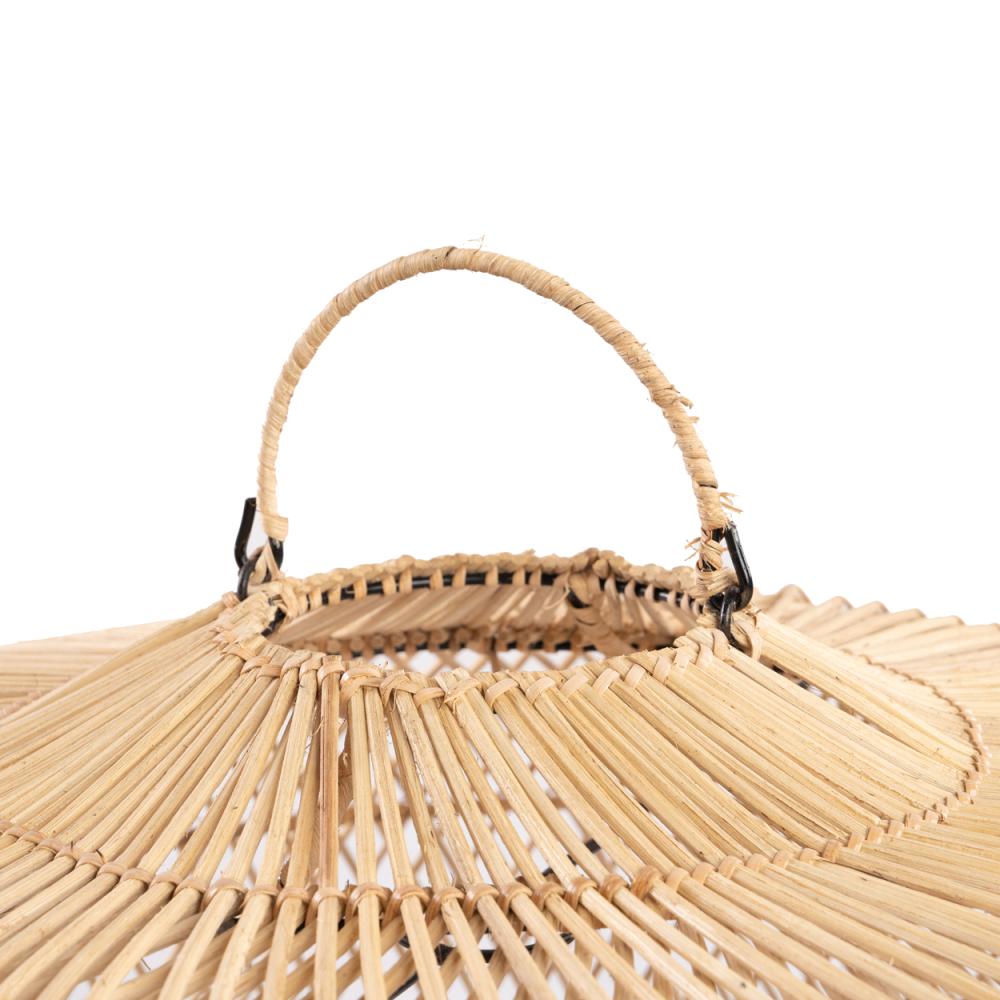 BATU BOLONG LAMP SHADE | NATURAL | MEDIUM - Green Design Gallery