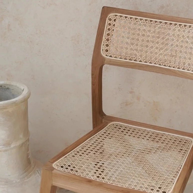 BATUC DINING CHAIR | NATURAL | SET OF 2 - Green Design Gallery