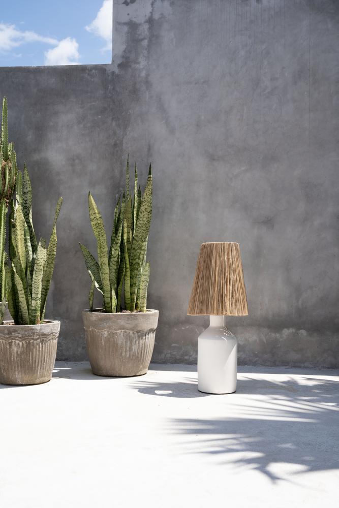 BEDOIN TABLE LAMP | WHITE - Green Design Gallery