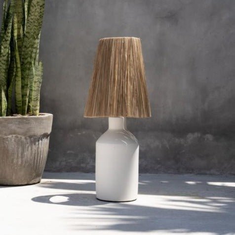 BEDOIN TABLE LAMP | WHITE - Green Design Gallery