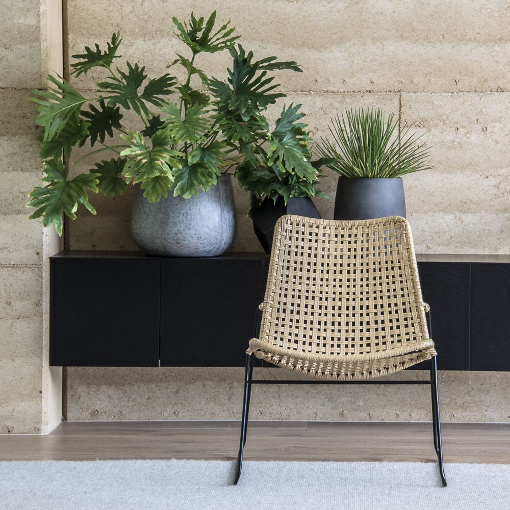 BELLA LOOM LOUNGE CHAIR (2 FINISHES) - Green Design Gallery