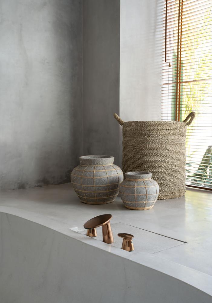 BELLY TERRACOTTA VASE | CONCRETE | SMALL - Green Design Gallery