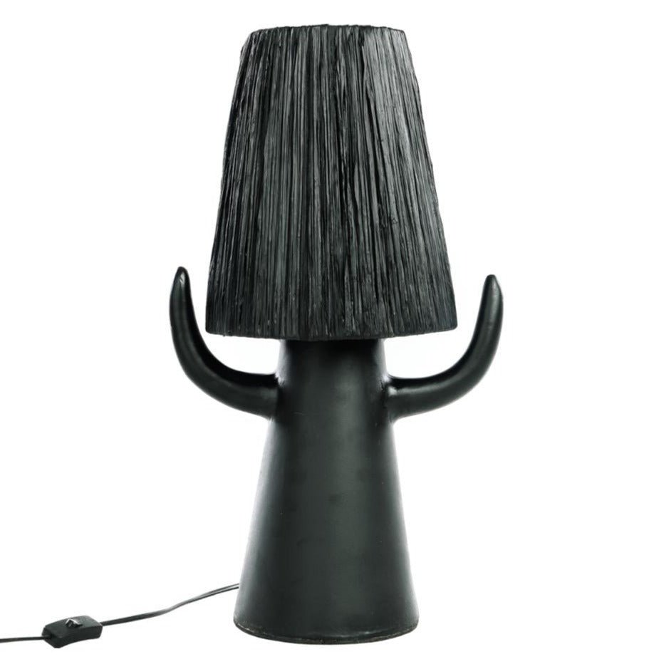 BILLY BOB TABLE LAMP | BLACK - Green Design Gallery
