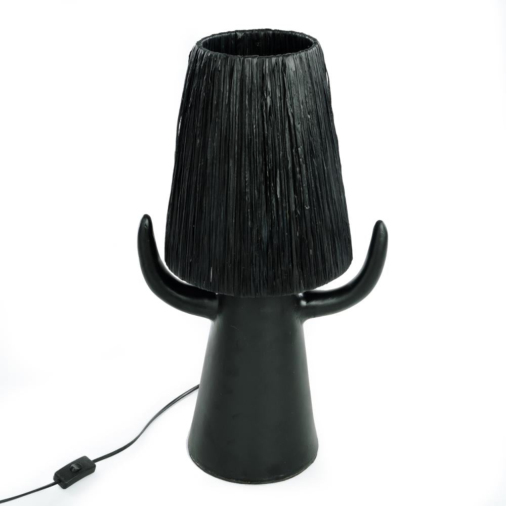 BILLY BOB TABLE LAMP | BLACK - Green Design Gallery