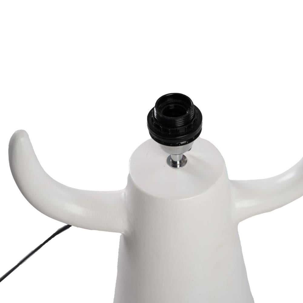 BILLY BOB TABLE LAMP | WHITE + NATURAL - Green Design Gallery