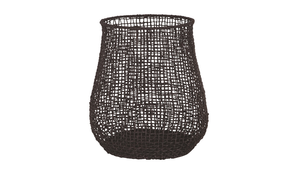 Bindu Baskets in Banana Fiber / Black - Green Design Gallery