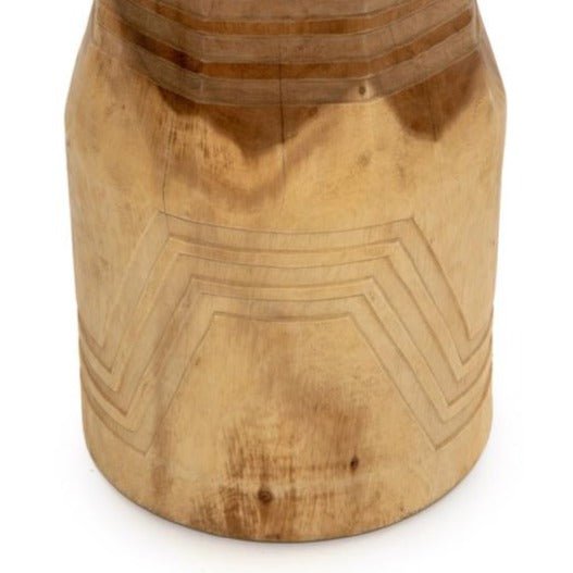 BLOOM SIDE TABLE + STOOL | NATURAL - Green Design Gallery