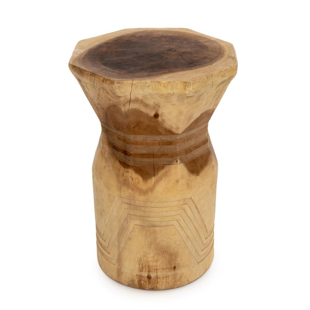 BLOOM SIDE TABLE + STOOL | NATURAL - Green Design Gallery