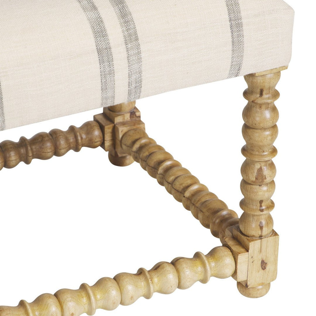 BOBBIN SQUARE OTTOMAN | OCEAN - Green Design Gallery