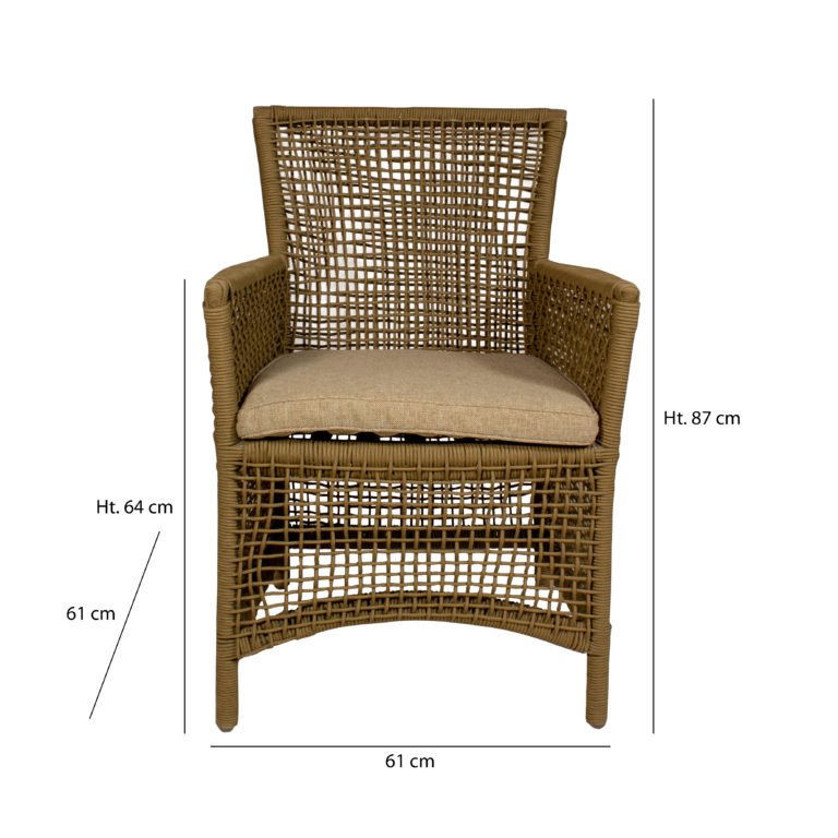 BOCARAY DINING ARMCHAIR | IN-OUTDOORS - Green Design Gallery
