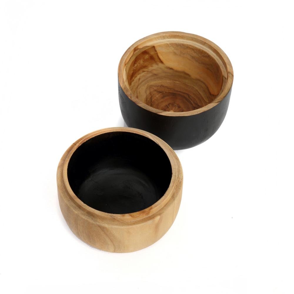 BONDI DOUBLE BOWL | NATURAL + BLACK - Green Design Gallery