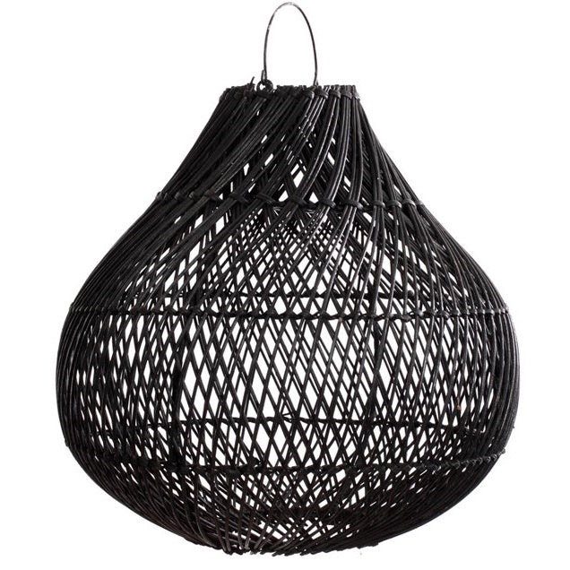 BOTTLE PENDANT SHADE / BLACK - Green Design Gallery