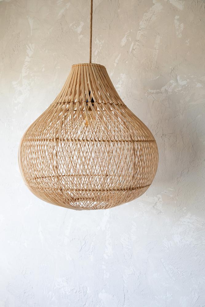 BOTTLE PENDANT SHADE | NATURAL | MEDIUM - Green Design Gallery
