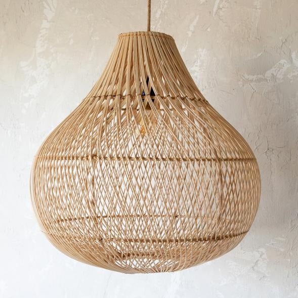 BOTTLE PENDANT SHADE | NATURAL | MEDIUM - Green Design Gallery