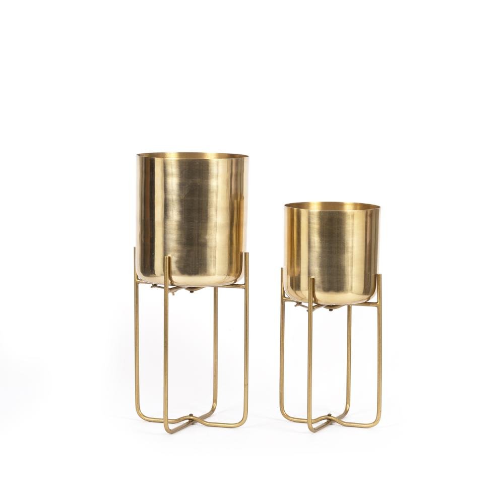 BRASS PLANTER | 3 SIZES - Green Design Gallery